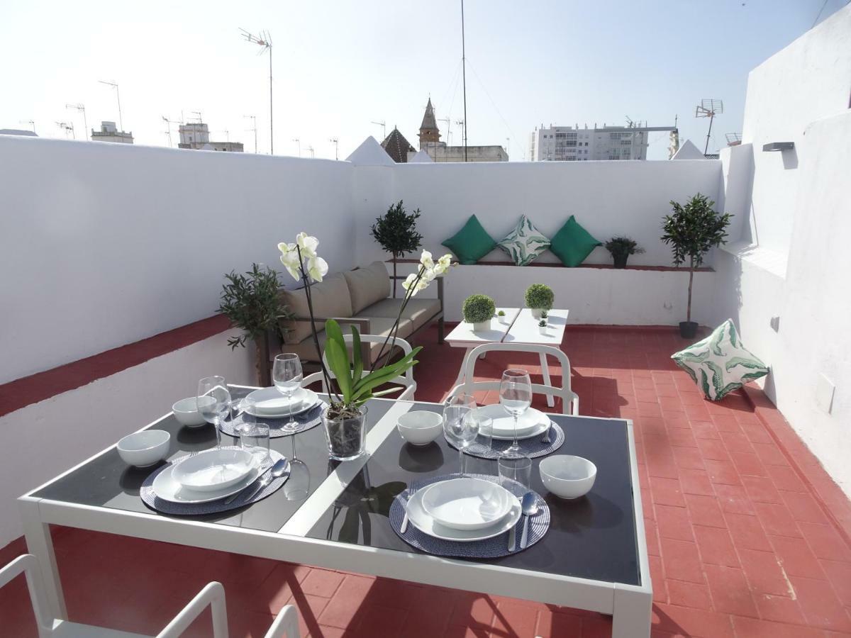 Apartamento Atico Terraza Cadiz Centro Ascensor Playa de la Caleta Exterior foto