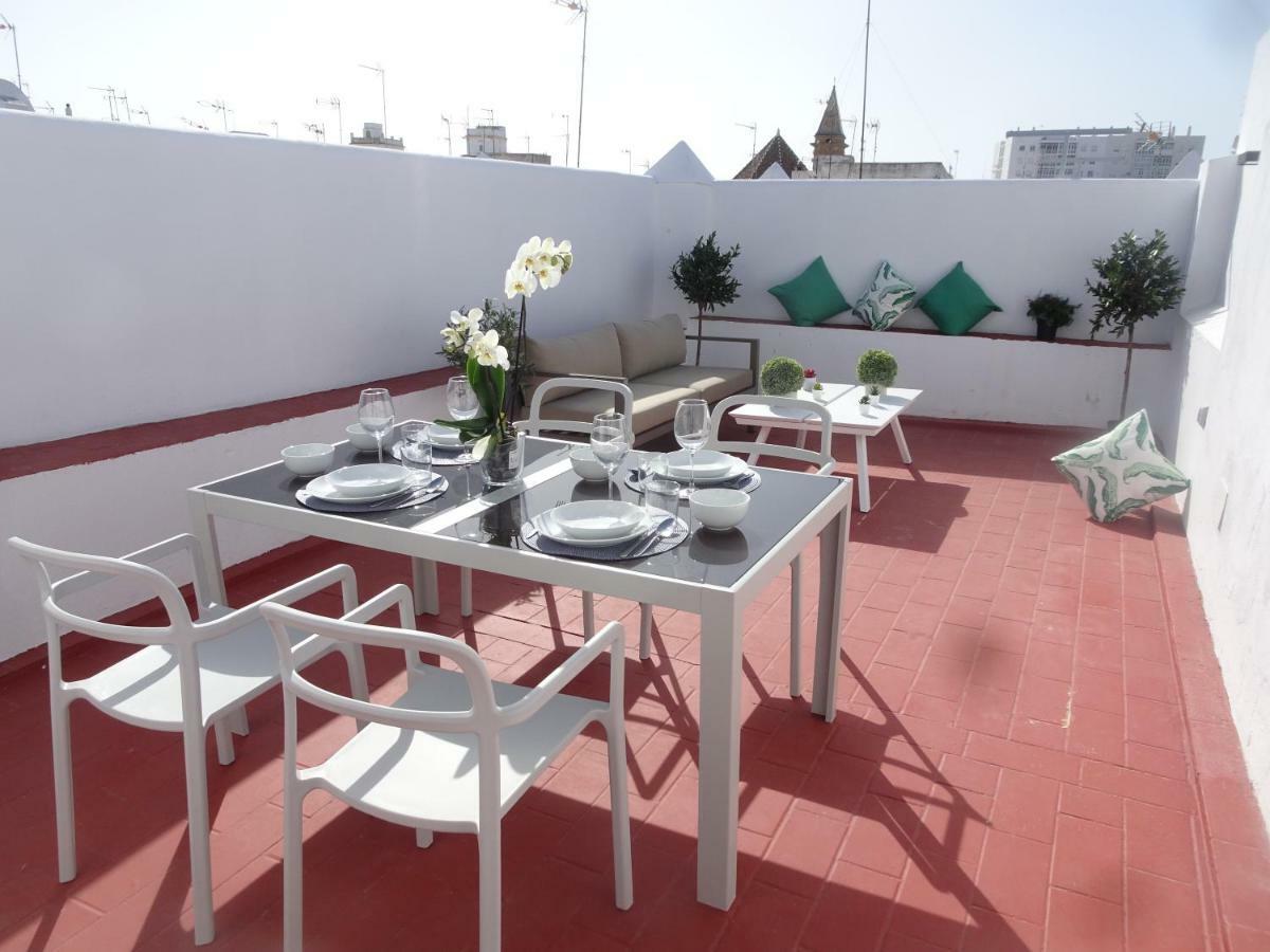 Apartamento Atico Terraza Cadiz Centro Ascensor Playa de la Caleta Exterior foto